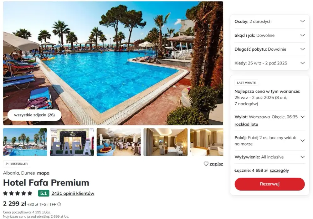 Fafa Premium w Albanii - czy to dobry wybór na wakacje?
